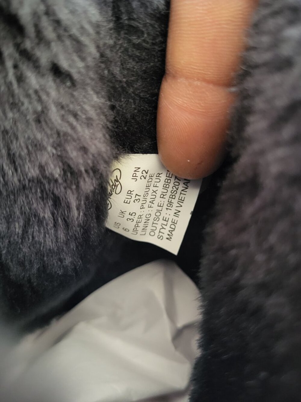 Ed Hardy Faux Fur Snow Boots Black Women's Size 6 - Picture 15 of 15